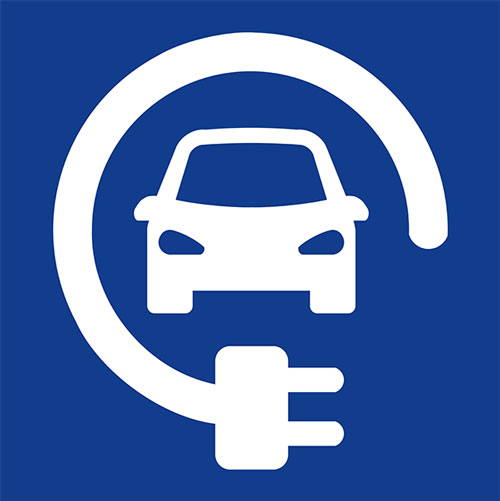 Electric Car Charging Symbol v3 Markings By Thermmark