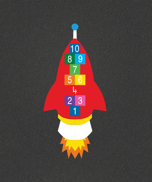 TMG001-R Rocket Hopscotch