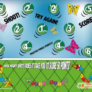 Tennis shooting game for playgrounds